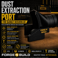 01 — Forge N Build DCS391N-XE dust extraction port cover