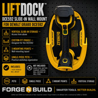 01 — LiftDock™ DCE592 slide-in wall mount cover