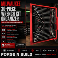01 — Milwaukee 30-Piece Wrench Kit Organizer cover