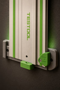 03 — CamDock™ lower mount, rotating cam lock, and vertical stop close-up