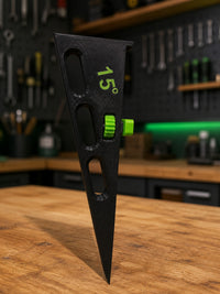 05 — BevelLift™ assembled PETG guide-rail stand