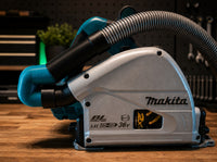 06 — Makita DSP600 vertical hose elbow with vacuum hose connected