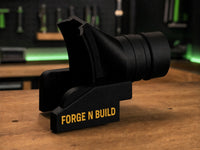 02 — Forge N Build PETG dust extraction port standalone view