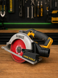 03 — Forge N Build dust extraction port installed on compatible circular saw