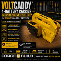 01 — VoltCaddy™ 4-Battery Carrier cover